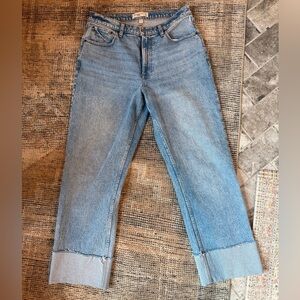 Abercrombie & Fitch Curve Love Mid Rise Baggy Jean Size 29 / 8 NWOT